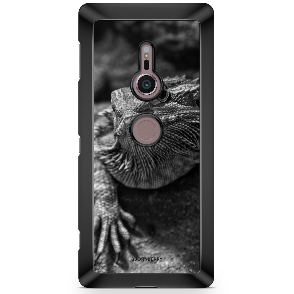 Sony Xperia XZ2 Case  - Black/White Lizard
