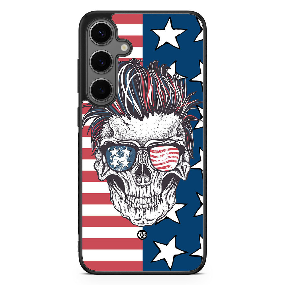 Samsung Galaxy S24 Plus Case - USA Skull