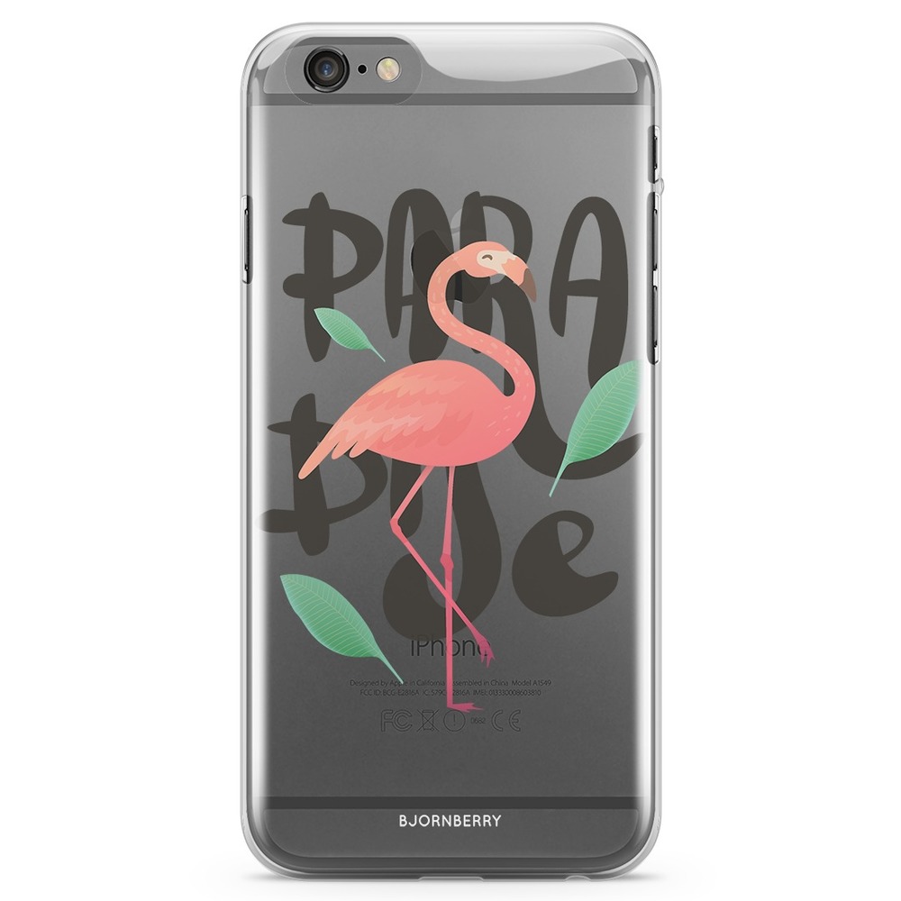 iPhone 6 Plus/6s Plus TPU Case - Paradise Flamingo