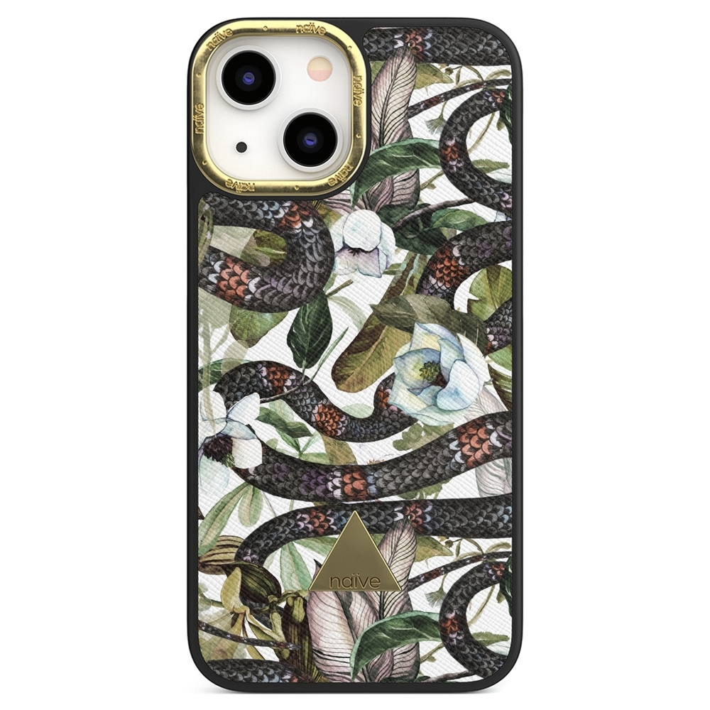 Naive iPhone 13 Mini Case - Jungle Snake