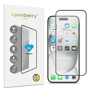 Bjornberry iPhone 16 Plus - Tempered Glas Screen Protector
