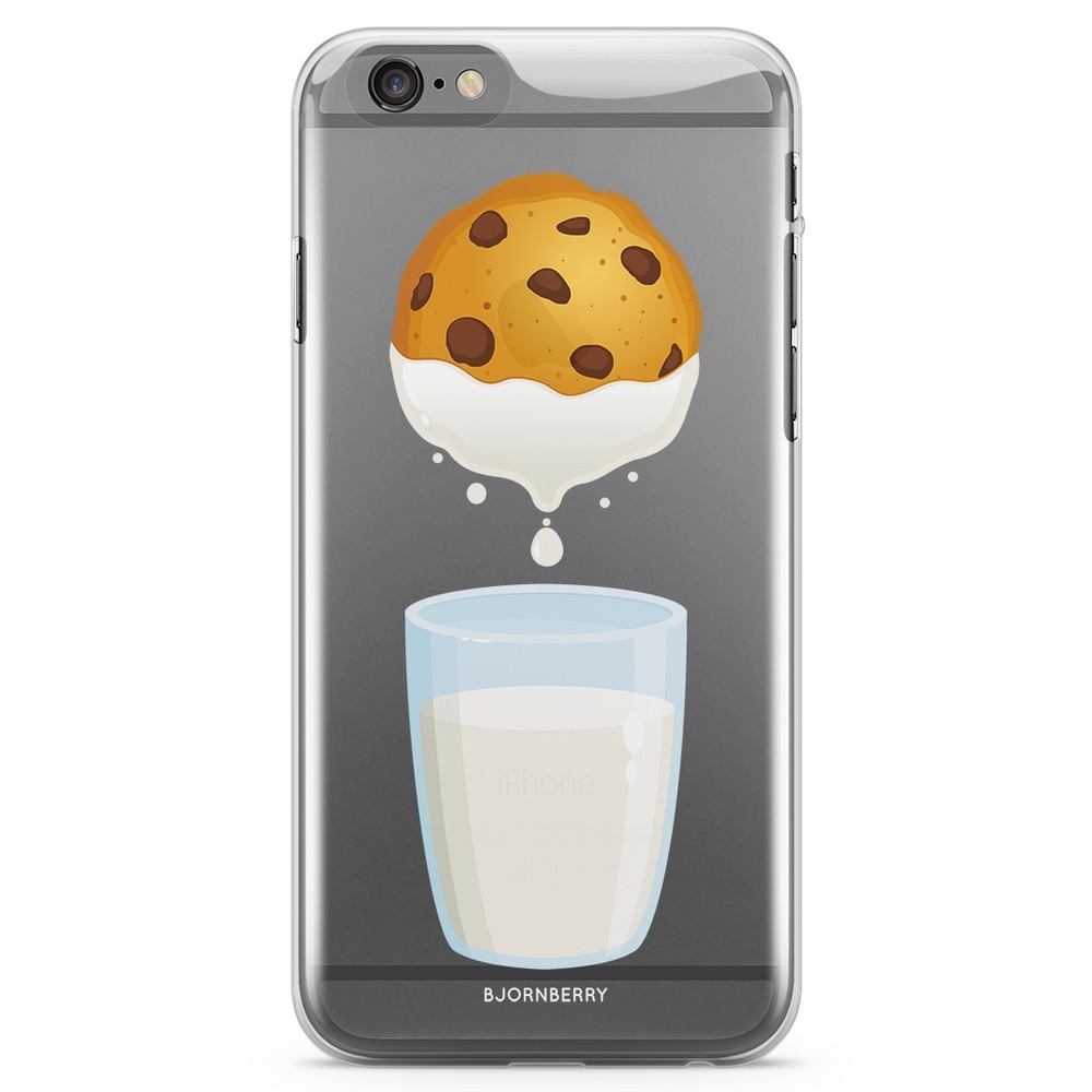 iPhone 6 Plus/6s Plus TPU Case - Milk and Cookies