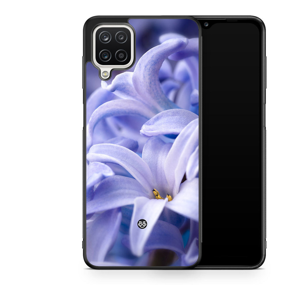 Samsung Galaxy A12 Case - Blue Flower