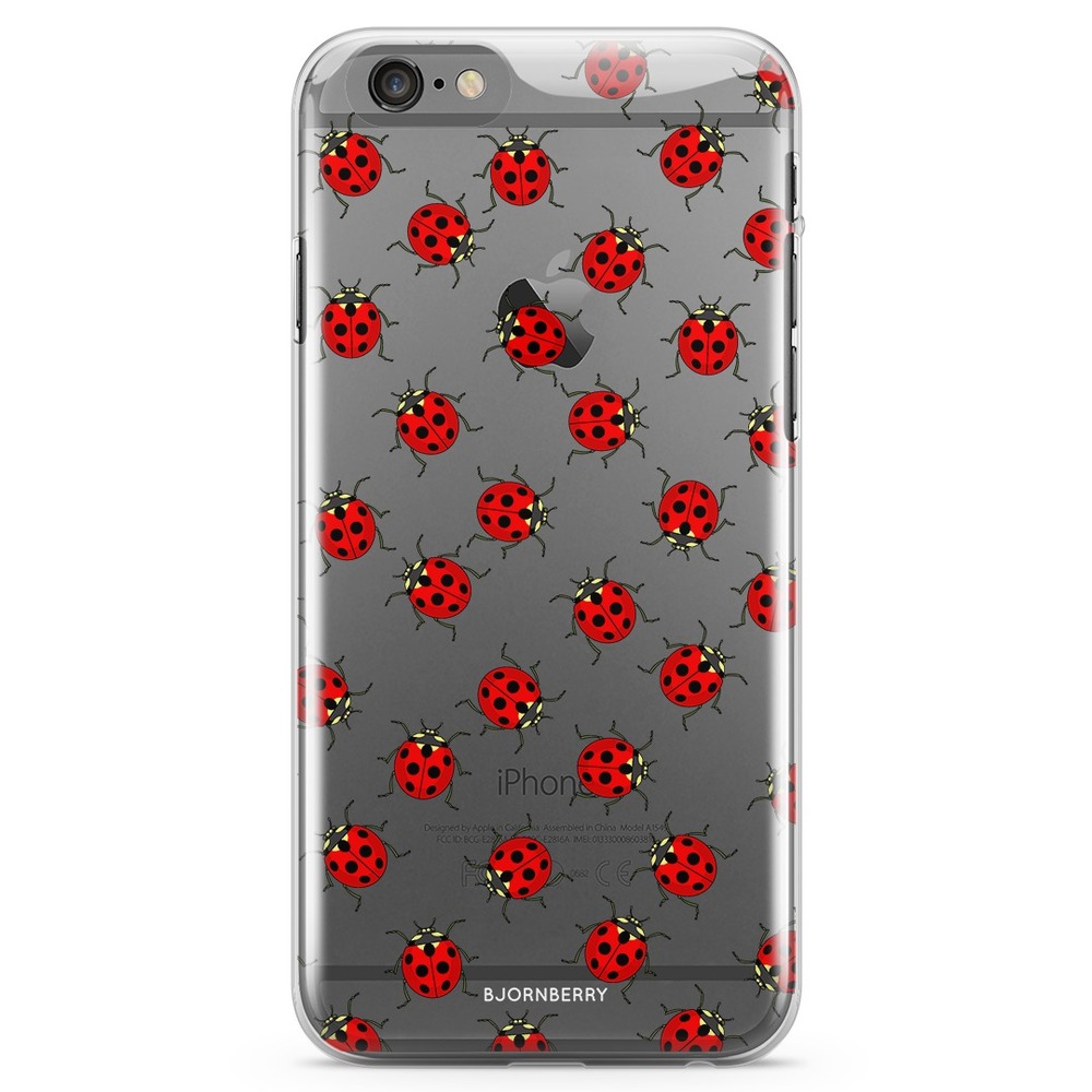 iPhone 6 Plus/6s Plus TPU Case - Ladybugs