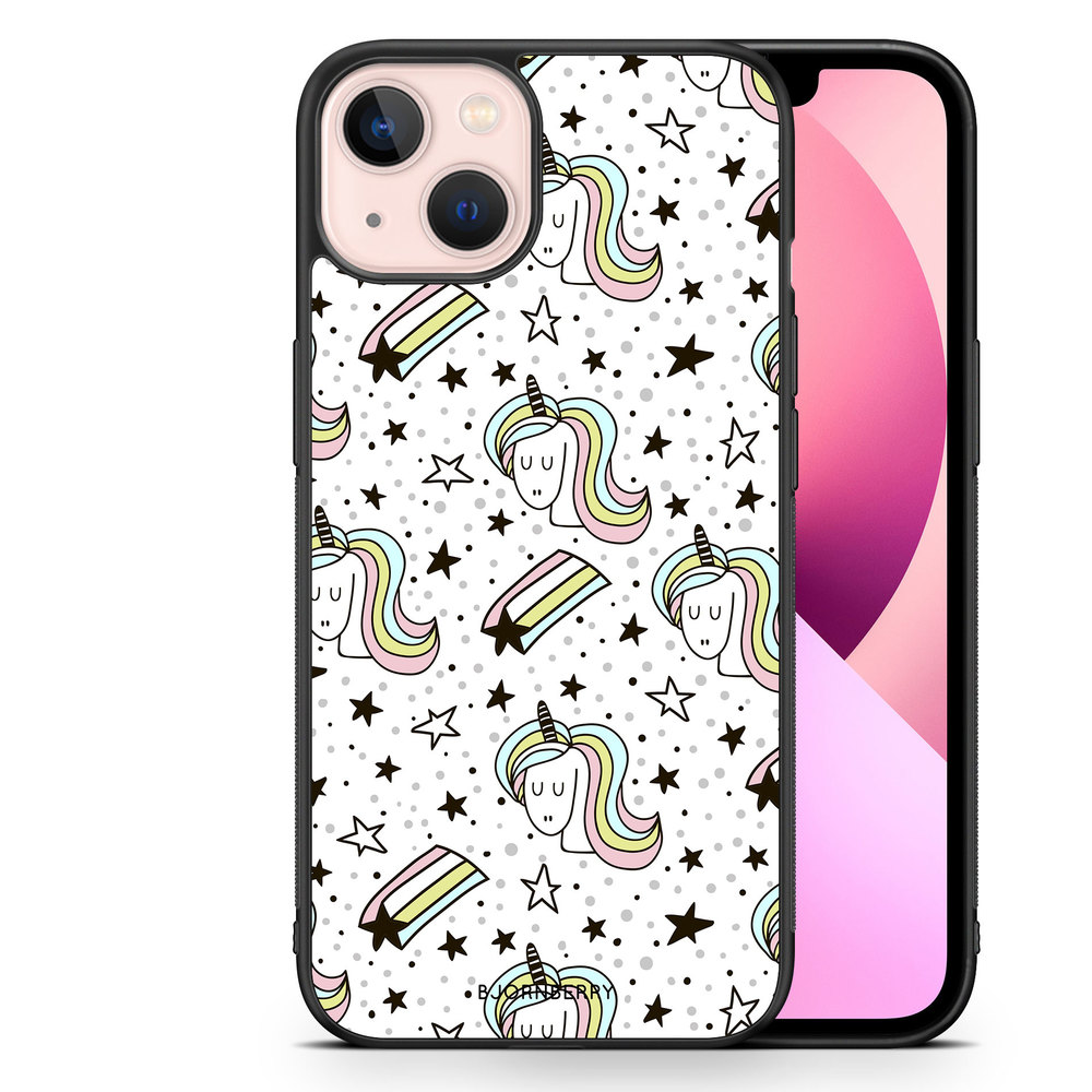 iPhone 13 Case - Unicorn Pattern
