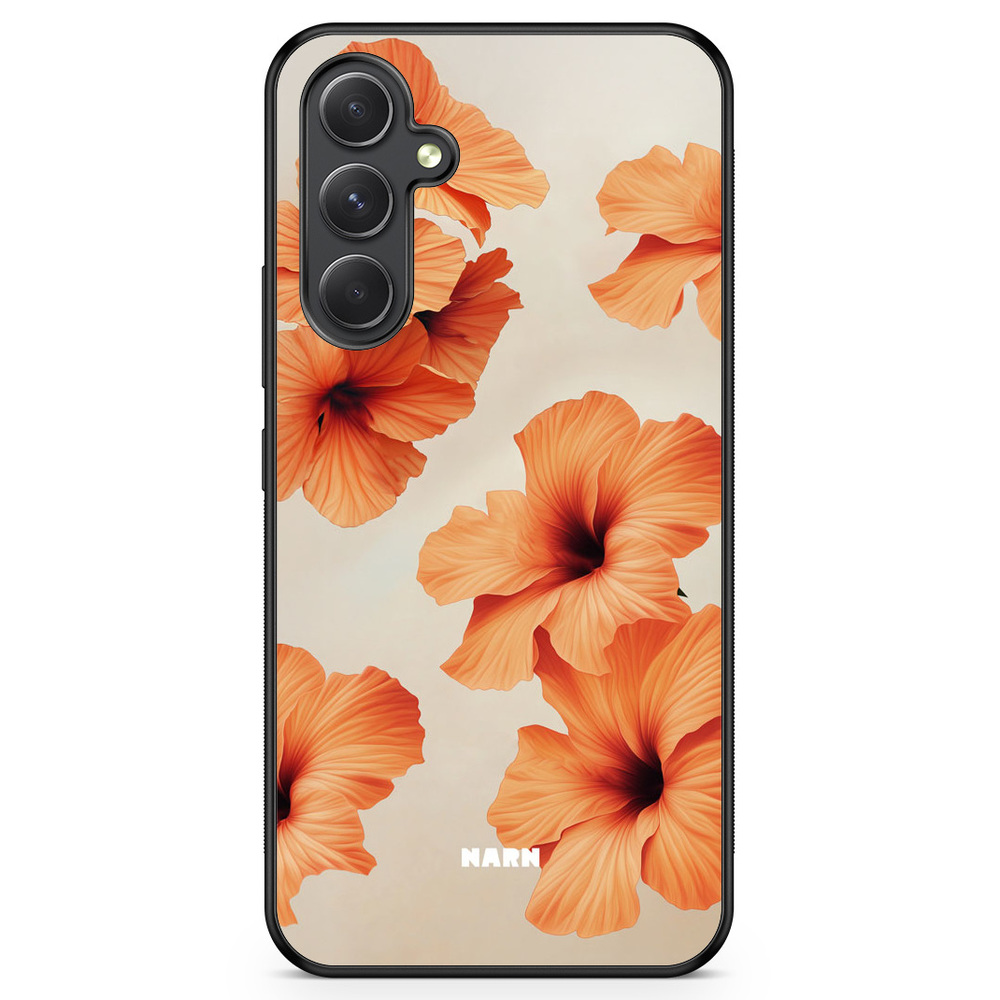 Samsung Galaxy A54 5G Case - Hibiscus Era - Papaya