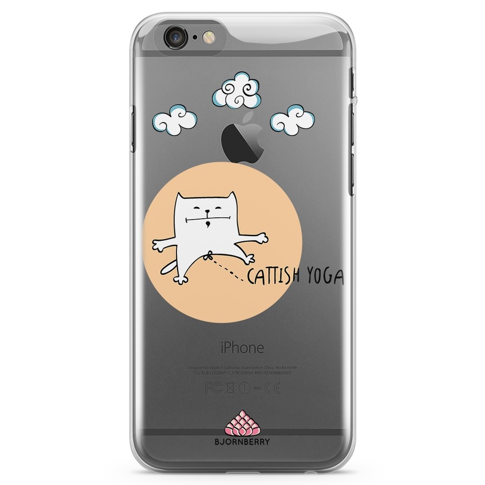 iPhone 6 Plus/6s Plus TPU Case - Cattish Yoga