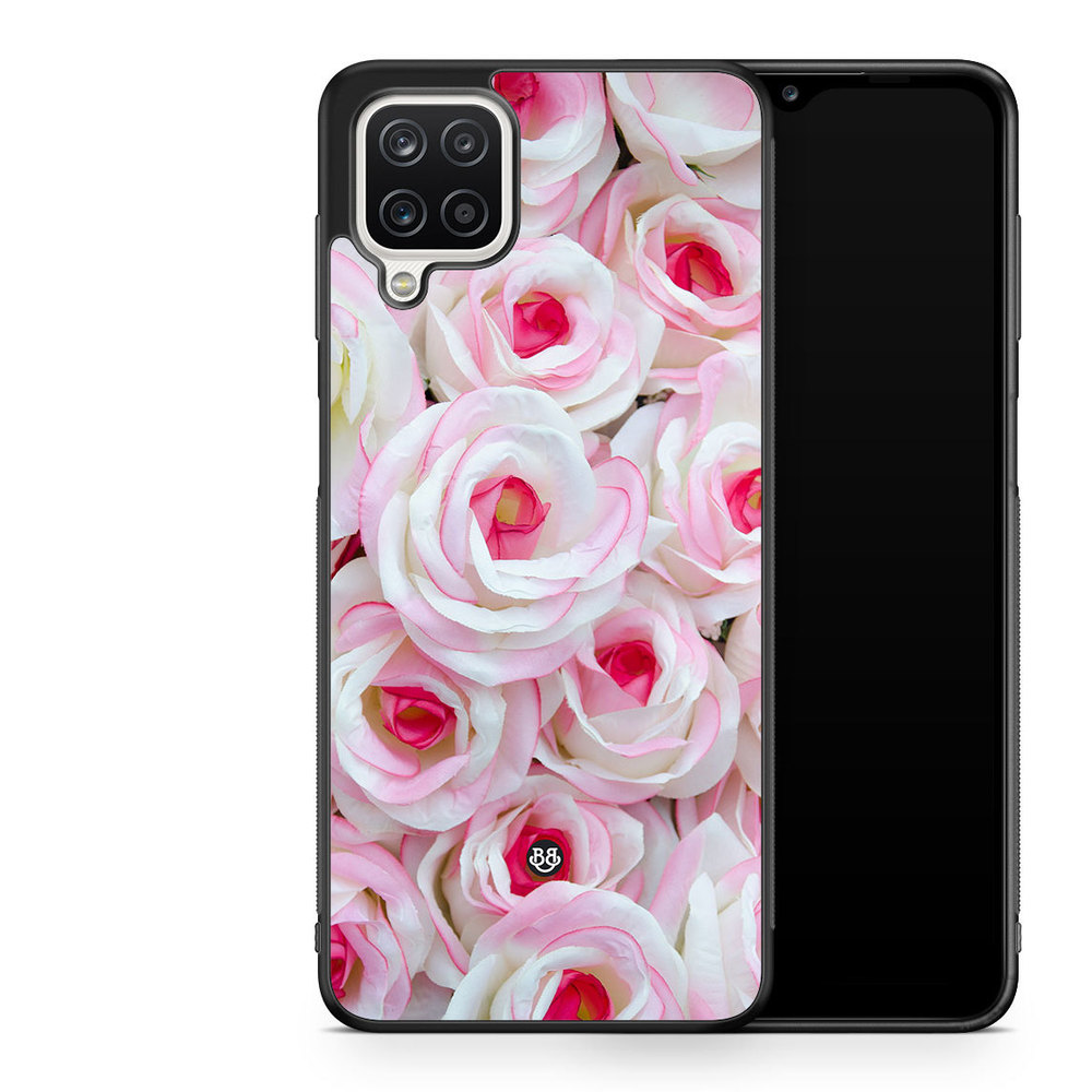 Samsung Galaxy A12 Case - Pink Roses