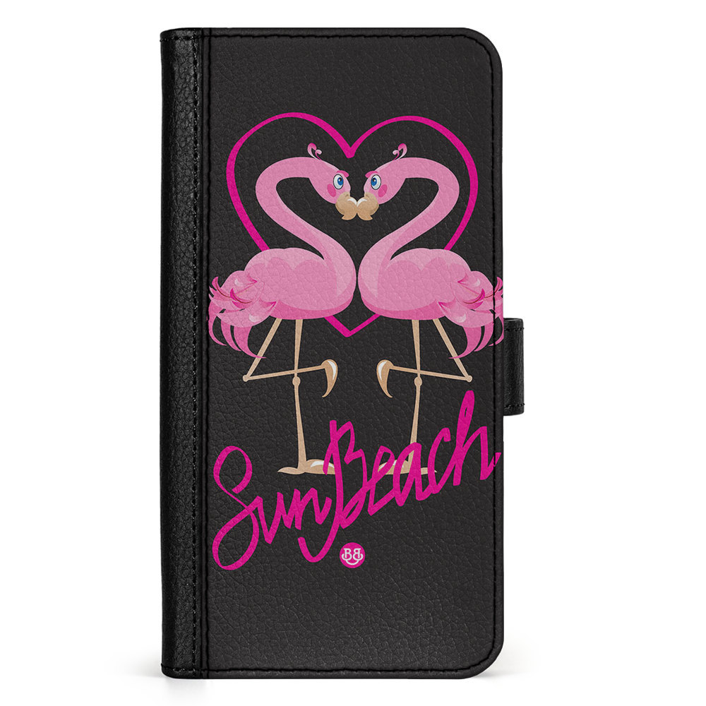 Google Pixel 9 Pro XL Wallet Case - Sun Beach Flamingo
