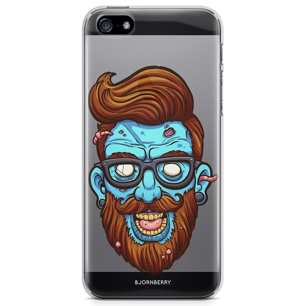 iPhone 5/5S/SE (2016) TPU Case - Zombie Hipster