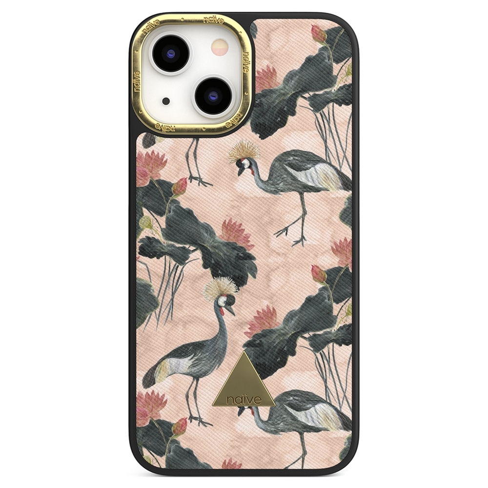 Naive iPhone 13 Mini Case - Crowned Bird
