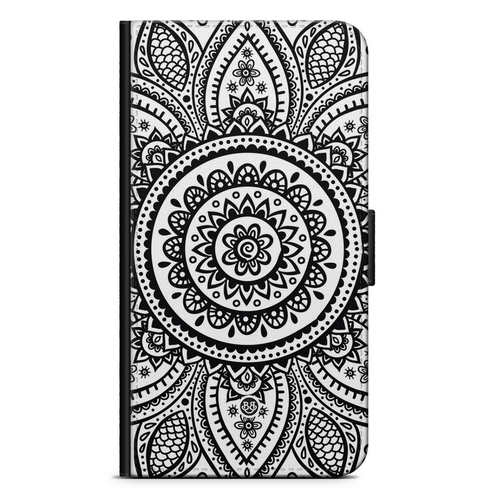Xiaomi 12 Pro Wallet Case - Henna Mandala