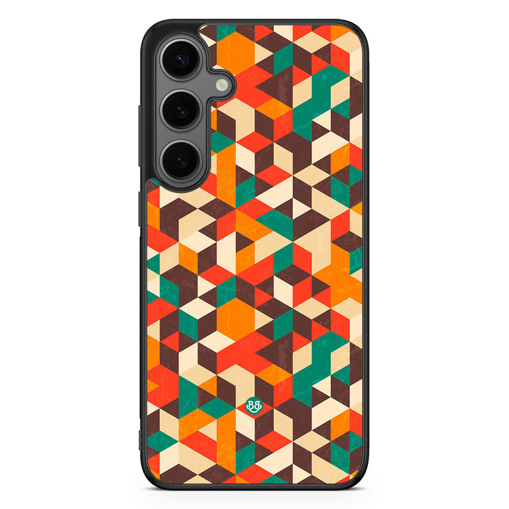 Samsung Galaxy S24 Plus Case - Retro Geometric