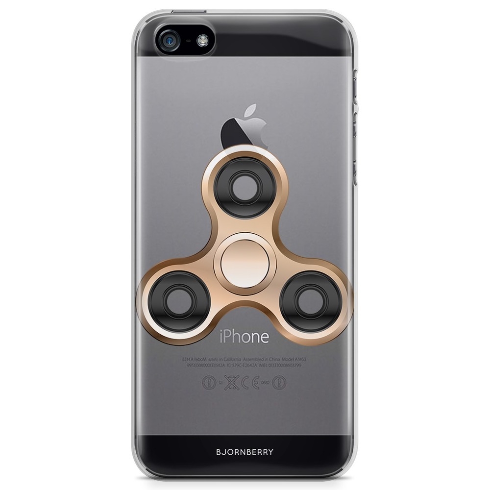 iPhone 5/5S/SE (2016) TPU Case - Fidget Spinner