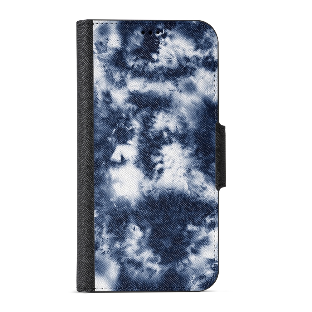 Naive Samsung Galaxy S7 Wallet Case- Tie Dye Blue