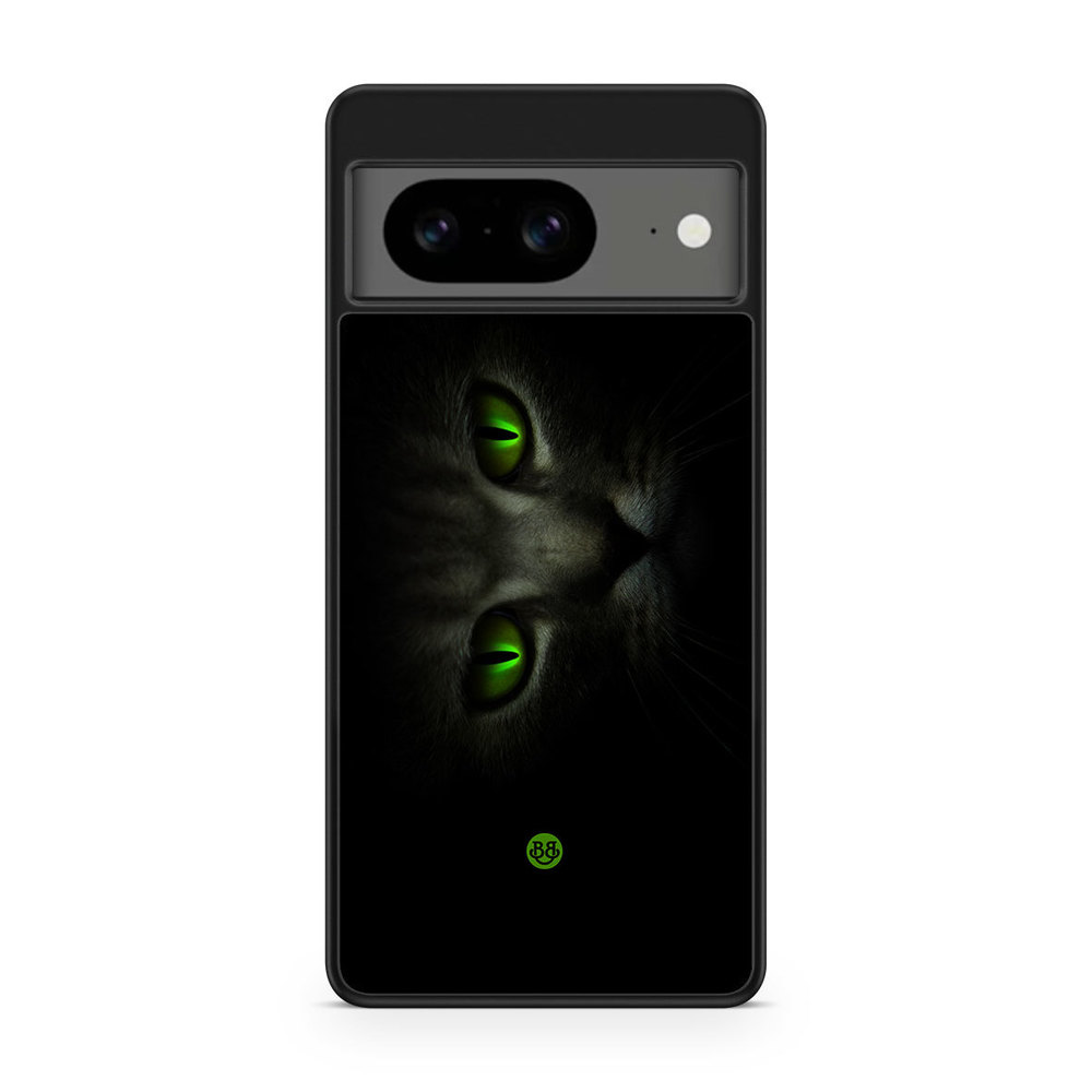 Google Pixel 8 Case - Green Cat Eyes