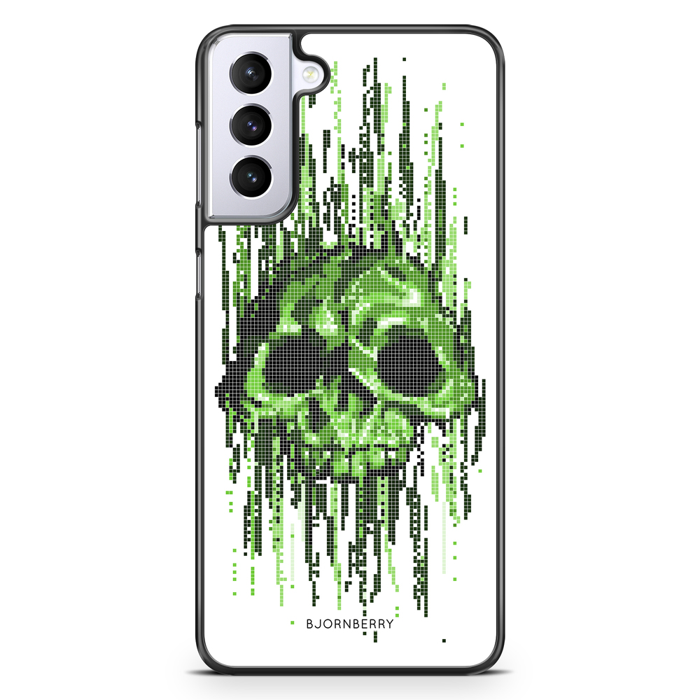 Samsung Galaxy S21 Plus Case - Data Virus Skull