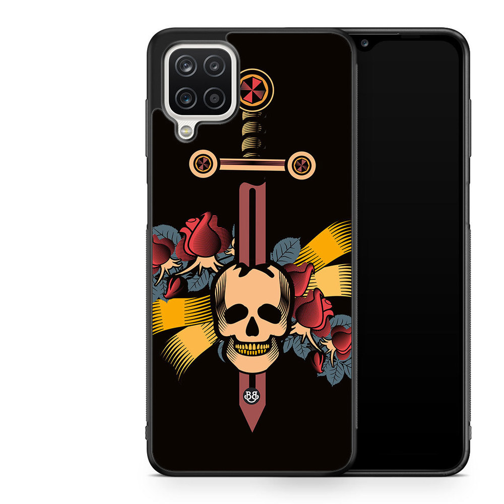 Samsung Galaxy A12 Case - Skull