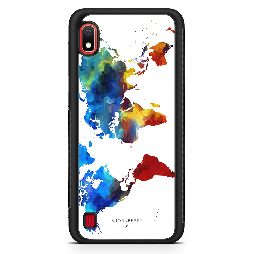 Samsung Galaxy A10 Case - World Map