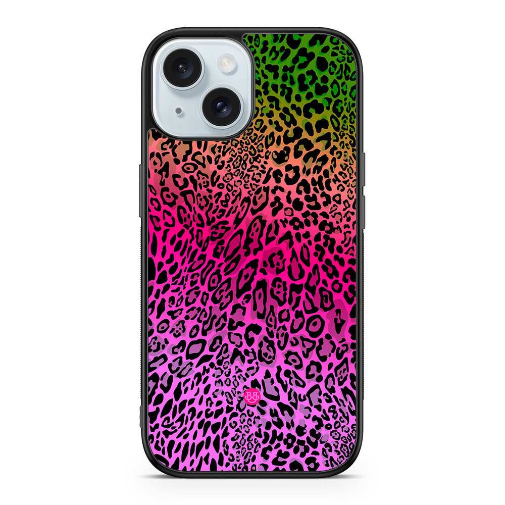 iPhone 15 Case - Gradient Leopard