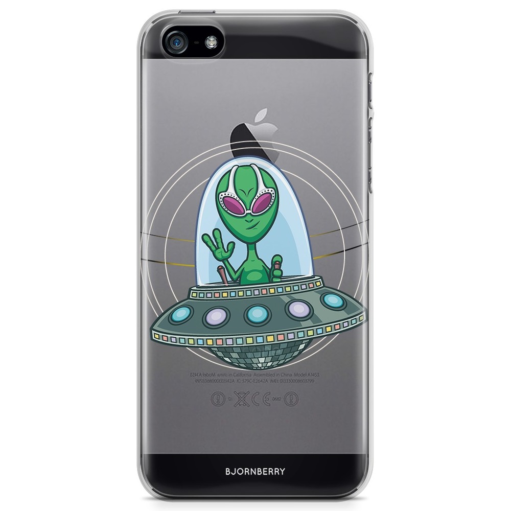 iPhone 5/5S/SE (2016) TPU Case - UFO Alien