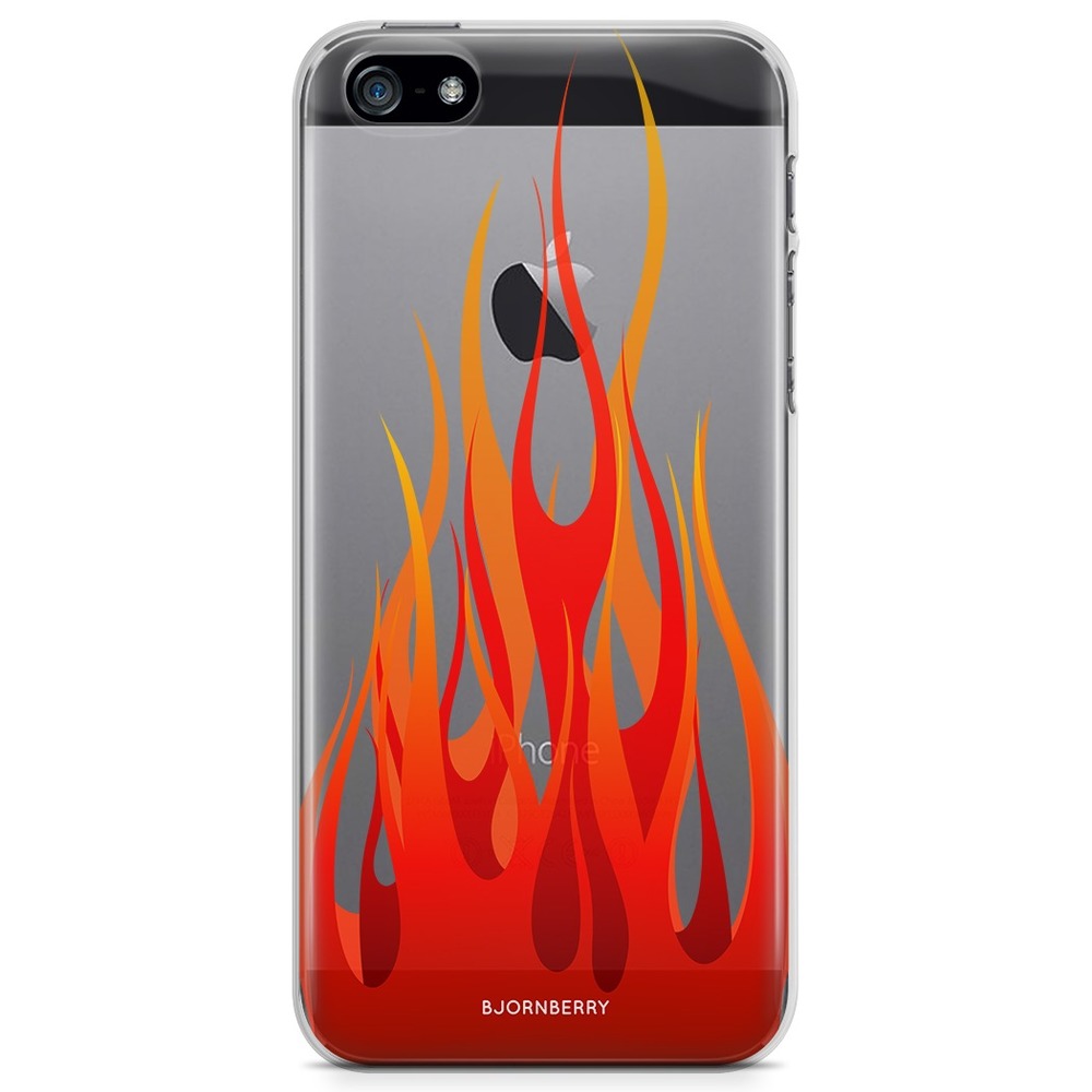 iPhone 5/5S/SE (2016) TPU Case - Flames