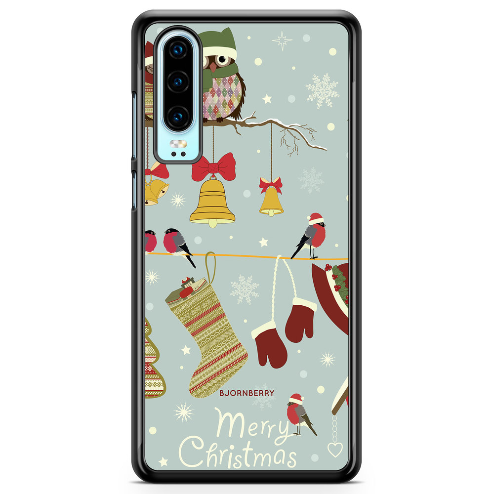 Huawei P30 Case - Christmas Owls