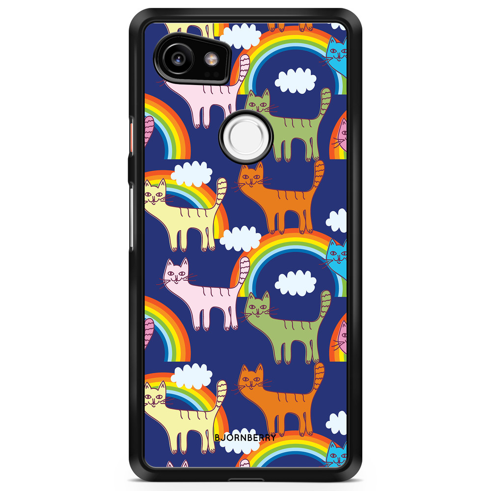 Google Pixel 2 XL Case - Cats & Rainbows