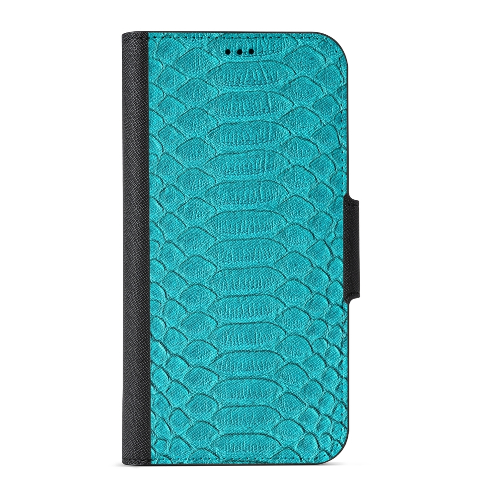 Naive Samsung Galaxy S7 Wallet Case- Turquoise Snake