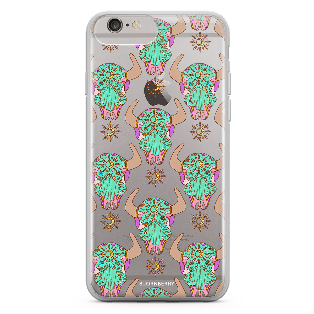 iPhone 6 Plus/6s Plus Fashion Case - Beautiful Skulls