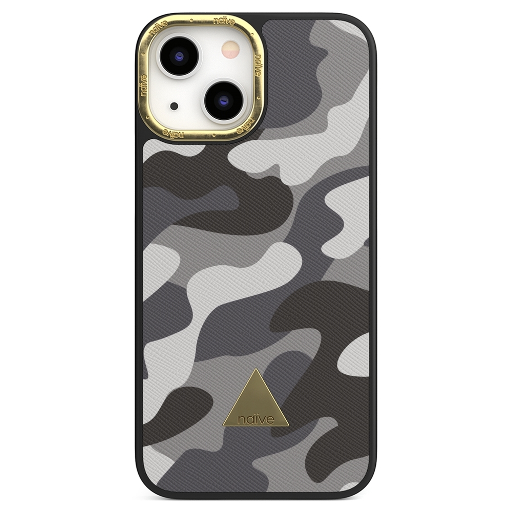 Naive iPhone 13 Mini Case - Grey Camo