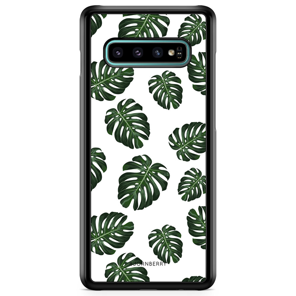 Samsung Galaxy S10 Case - Monstera Pattern