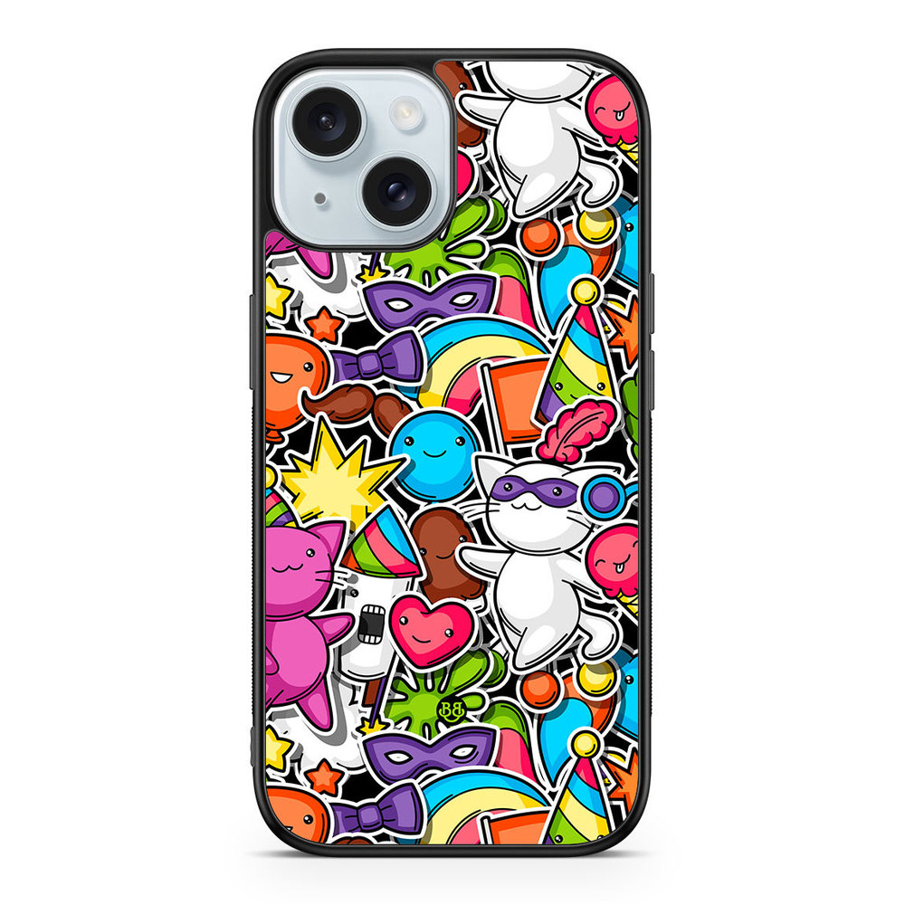 iPhone 15 Case - Cute Sticker