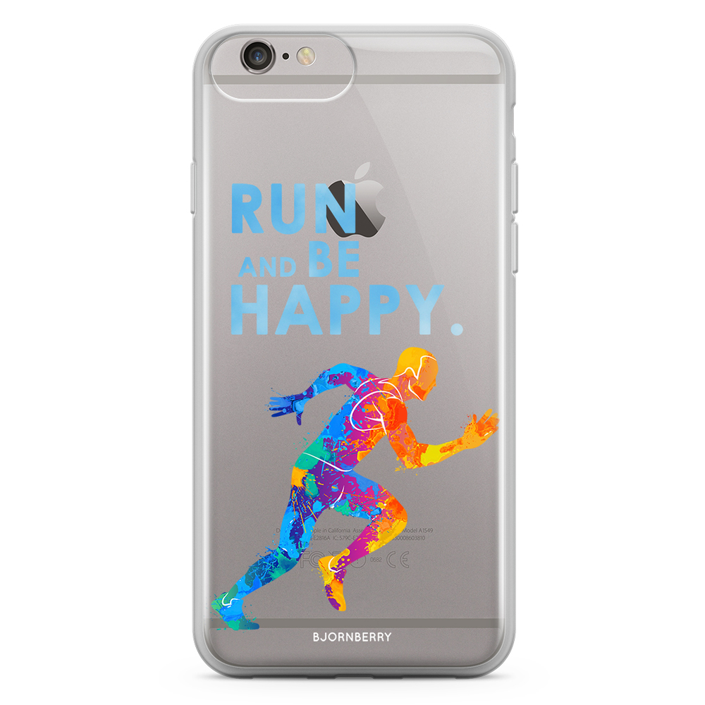 iPhone 6 Plus/6s Plus Fashion Skal - Run And Be Happy