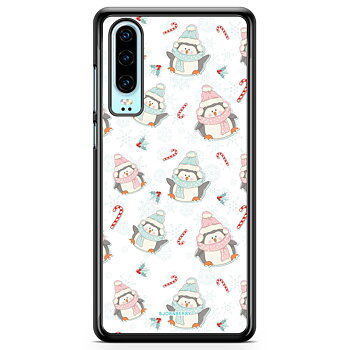 Huawei P30 Skal - Pingviner Jul