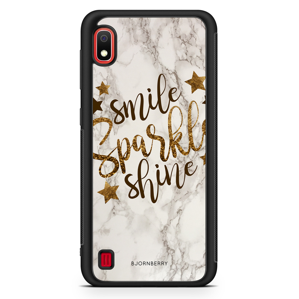 Samsung Galaxy A10 Case - Smile,Sparkle,Shine