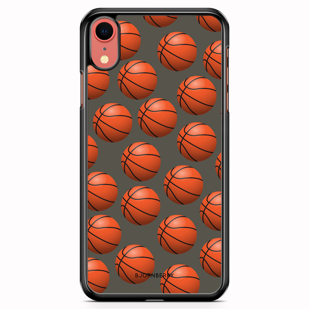 iPhone XR Case - Basketballs Pattern