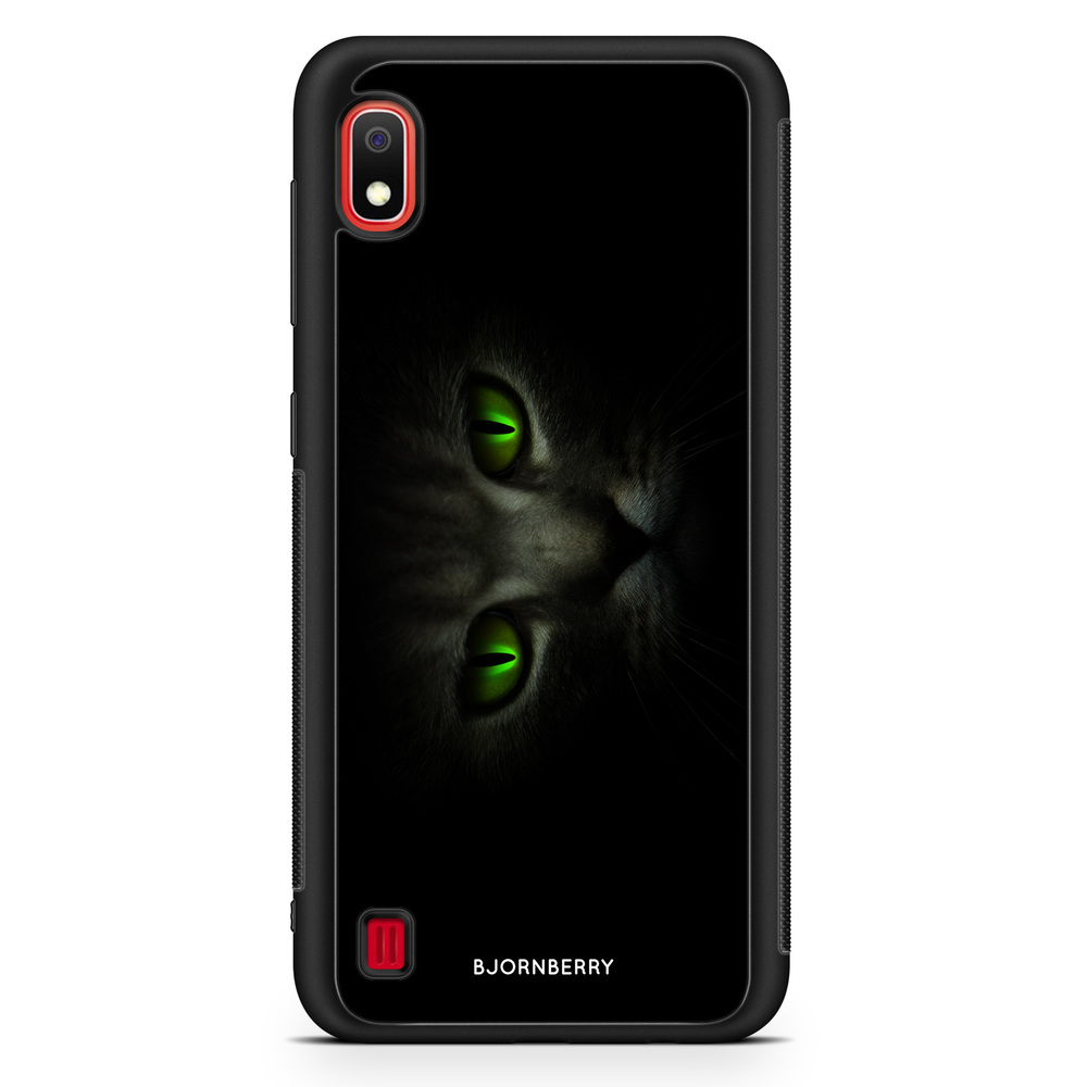 Samsung Galaxy A10 Case - Green Cat Eyes
