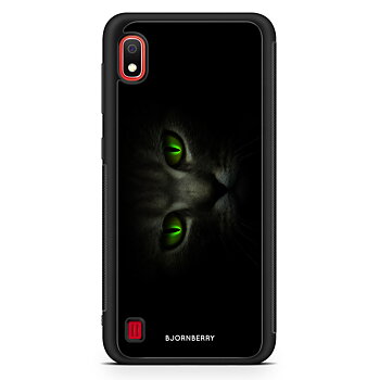 Samsung Galaxy A10 Skal - Gröna Kattögon