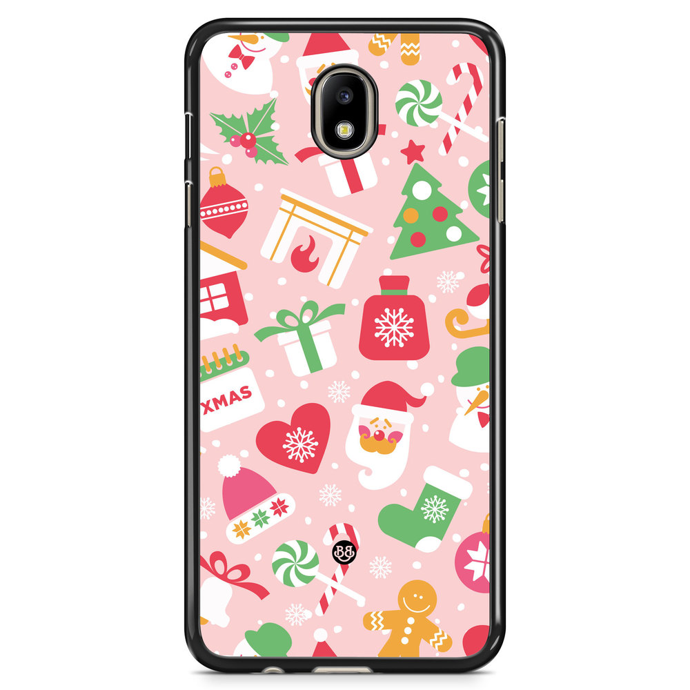 Samsung Galaxy J7 (2017) Case - Pink Christmas