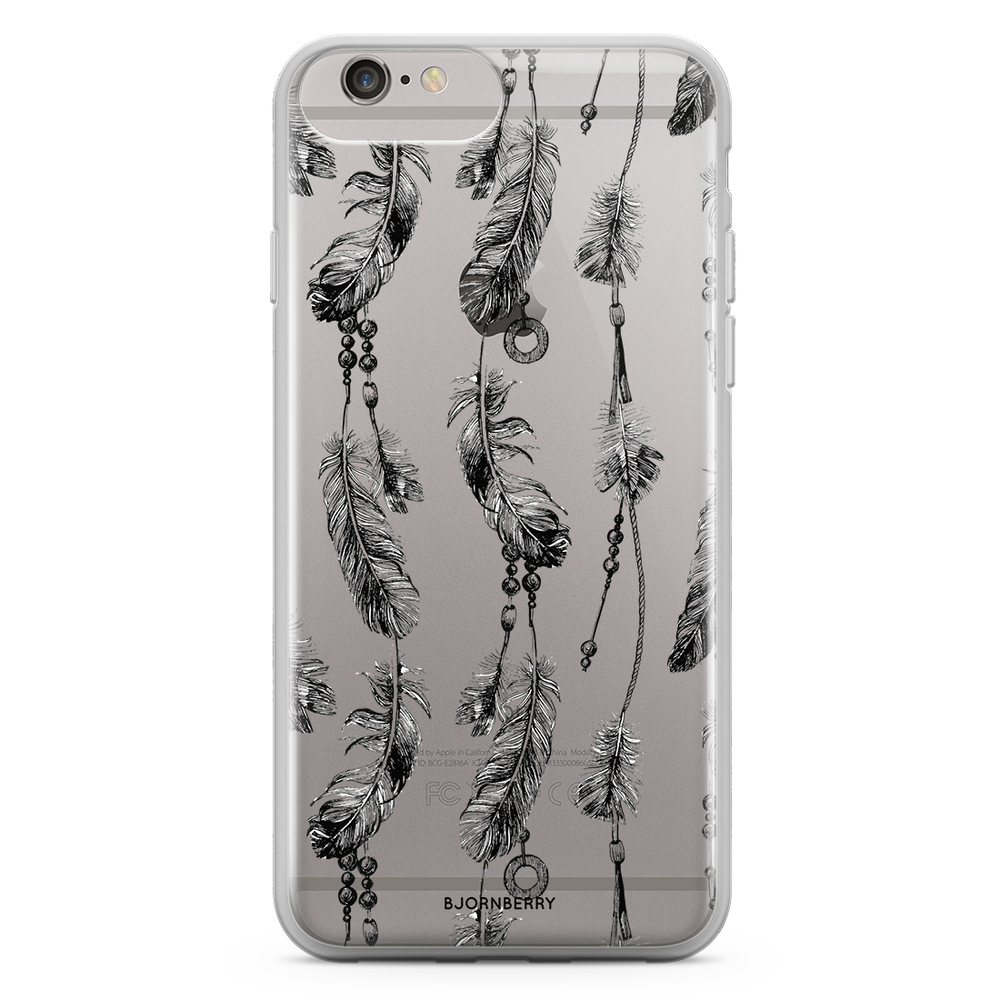 iPhone 6 Plus/6s Plus Fashion Case - Feathers