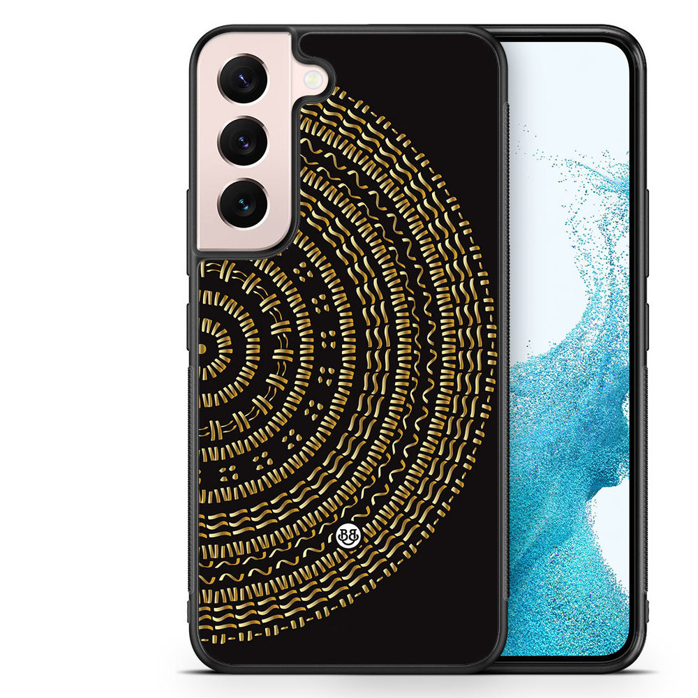 Samsung Galaxy S22 5G Case - Mandala Gold/Black