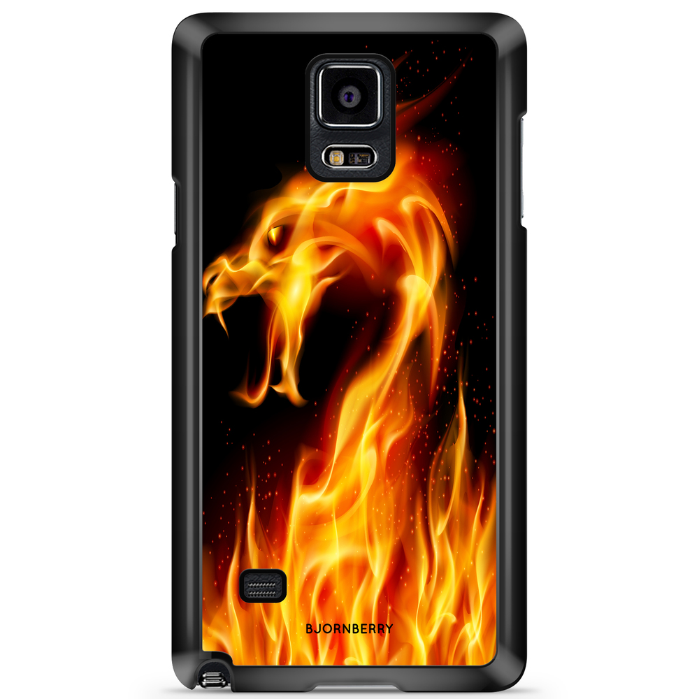 Samsung Galaxy Note 4 Case - Flames Dragon