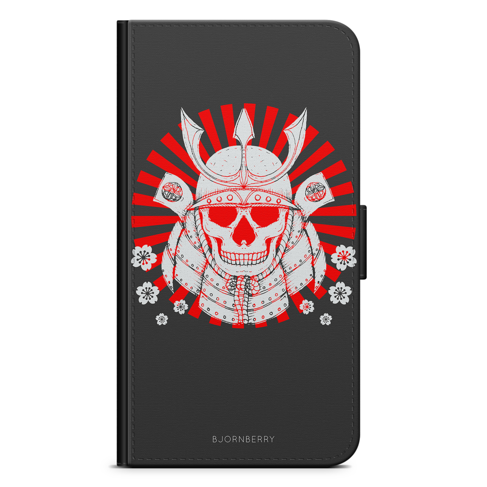 Huawei Mate 20 Pro Wallet Case - Samurai Skull