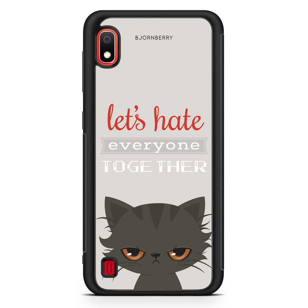 Samsung Galaxy A10 Case - Angry Cat