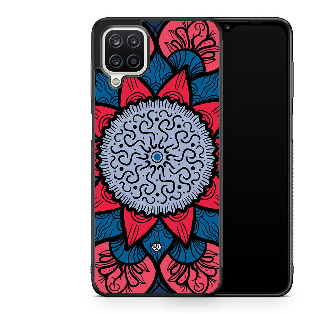 Samsung Galaxy A12 Case - Blue Mandala