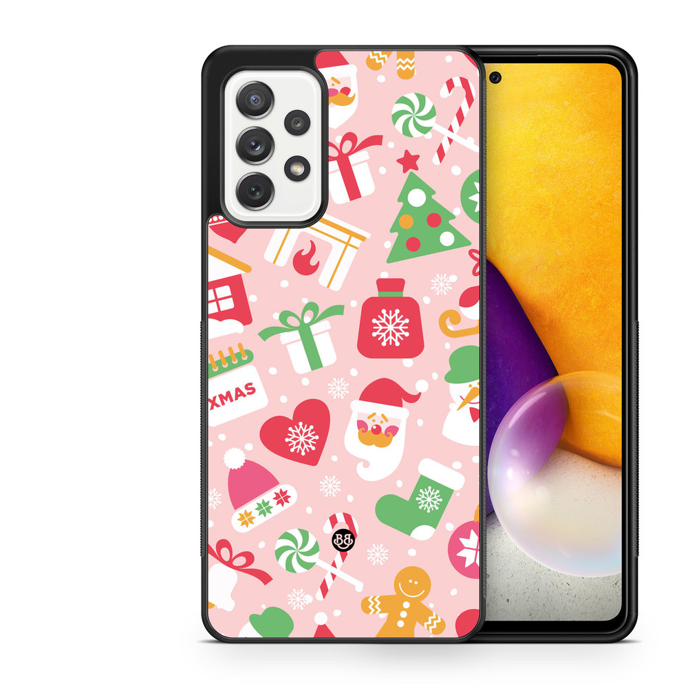 Samsung Galaxy A52/A52s 5G Case - Pink Christmas