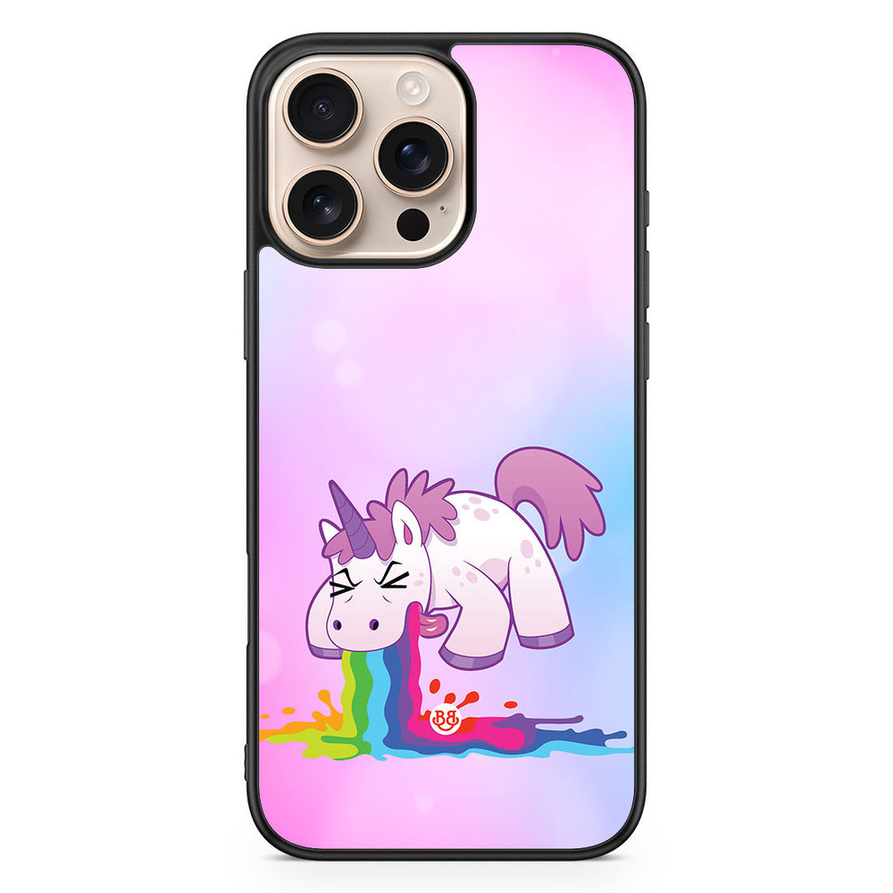 iPhone 16 Pro Max Case - Puking Unicorn