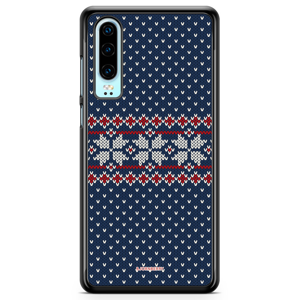 Huawei P30 Case - Knitted Xmas