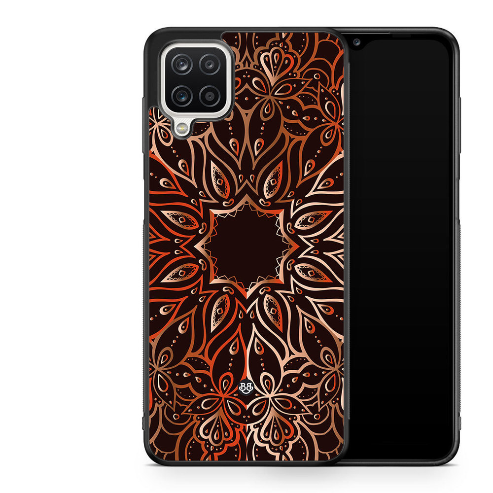 Samsung Galaxy A12 Case - Bronze Mandala